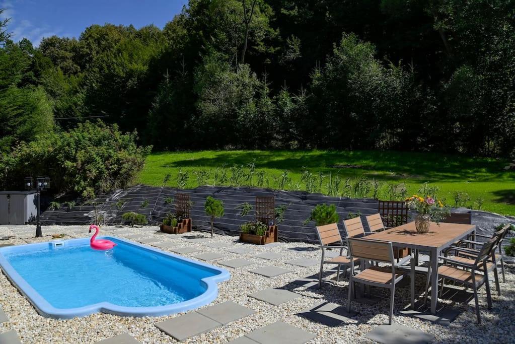 Polana Slowikowa 5 Star- Domek W Gorach Z Jacuzzi, Sauna,Basen,Ogrod Z Lasem, Kominek I Narty Stroza  Exteriör bild