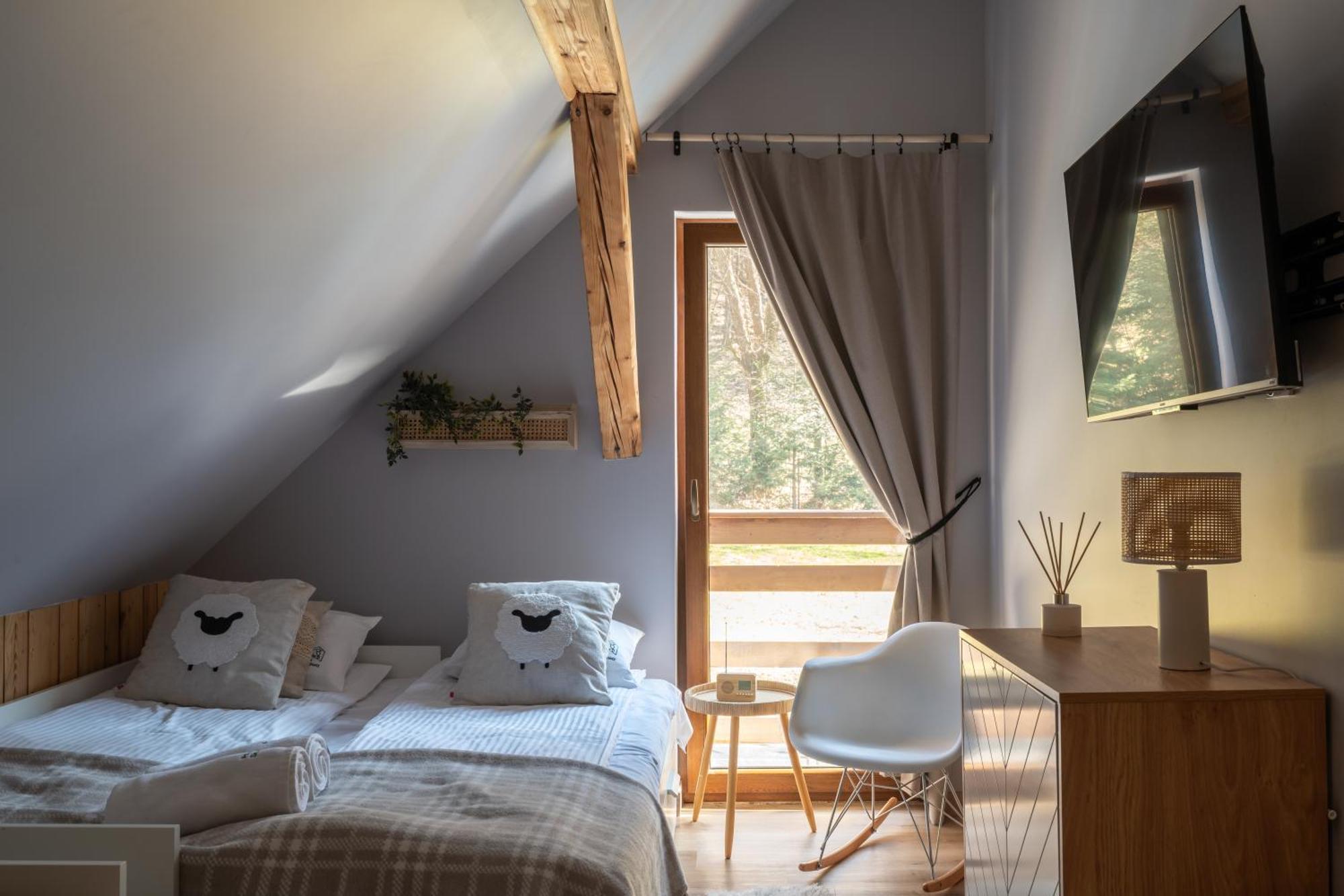 Polana Slowikowa 5 Star- Domek W Gorach Z Jacuzzi, Sauna,Basen,Ogrod Z Lasem, Kominek I Narty Stroza  Exteriör bild